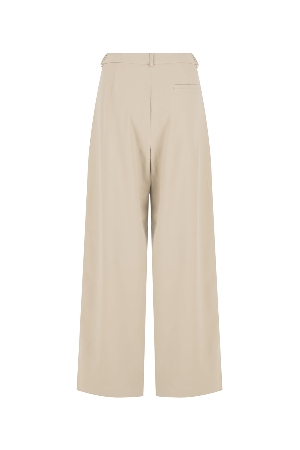 Capri Wide Leg Pant | Cream