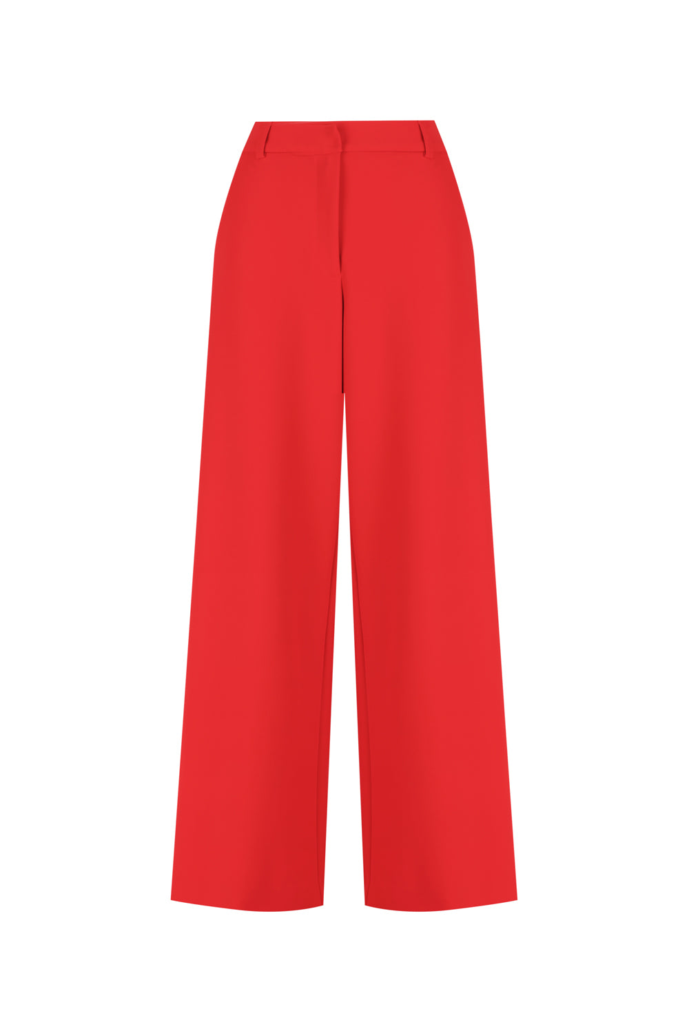 Capri Wide Leg Pant | Red